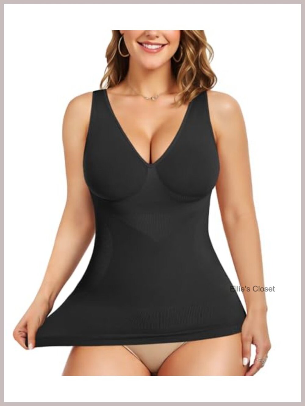 Women's Seamless Compression Tank Top Body Shaper Control Camisole
